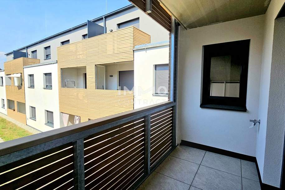 Attraktive Anlagewohnung in neuem Wohnensemble: Moderne, großzügige 1-Zimmer-Wohnung mit Tiefgarage, Wohnung-kauf, 161.453,€, 2700 Wiener Neustadt(Stadt)