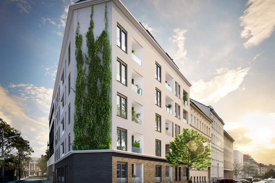 HERBSTAKTION: 3,5% Rendite Erstbezug Vorsorgewohnung | 2-Zimmer mit Loggia in Hernals nahe Alszeile, Wohnung-kauf, 277.408,€, 1170 Wien 17., Hernals