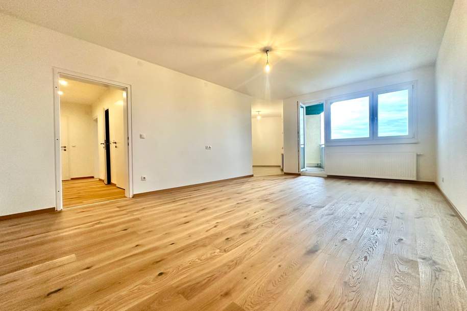 ERSTBEZUG 2-ZIMMER MIT SÜD-LOGGIA, Wohnung-miete, 1.200,00,€, 1220 Wien 22., Donaustadt