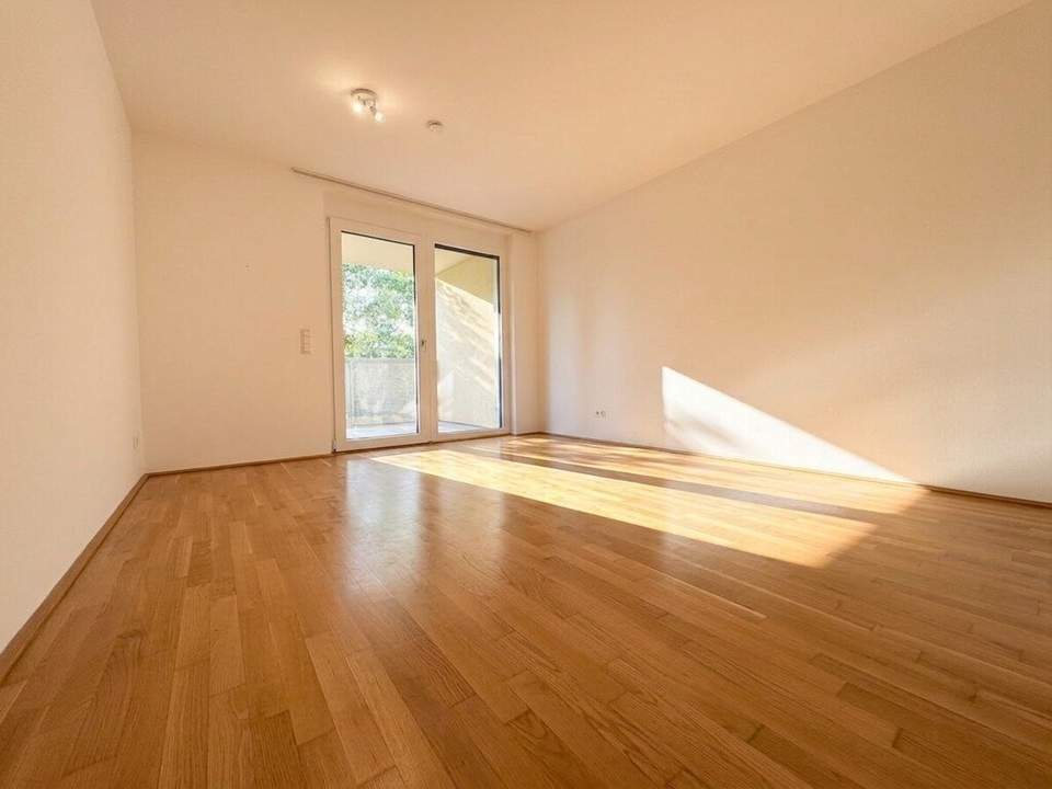Moderne 2-Zimmer-Wohnung mit Westterrasse &amp; Grünblick (inkl. Garagenplatz)