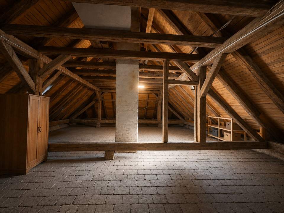 Rohdachboden – Ausbaupotenzial für 2 exklusive Dachgeschoßwohnungen in Bruck an der Leitha