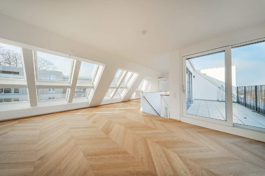 STOCK IM WEG - Sonnenaufgänge inklusive: Moderne Maisonette mit 2 Terrassen & Wienblick, Wohnung-kauf, 1.379.000,€, 1130 Wien 13., Hietzing