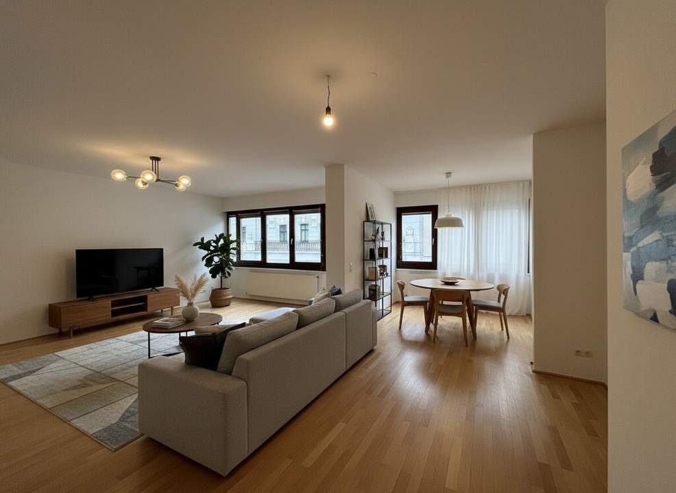 1030! 4-Zimmer Wohnung mit 2 Bädern und Gemeinschaftsterrasse Nähe Stadtpark!