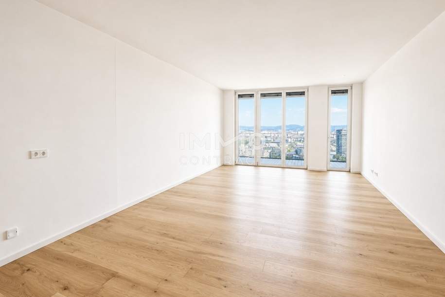 Infinity Pool: PRATER provisionsfrei - Premium Tower Living, Wohnung-kauf, 780.100,€, 1020 Wien 2., Leopoldstadt