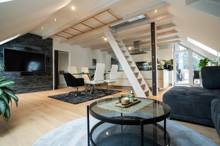 Moderne Dachgeschosswohnung mit Terrasse im Zentrum Nähe LKH von Klagenfurt!, Wohnung-kauf, 9020 Klagenfurt(Stadt)