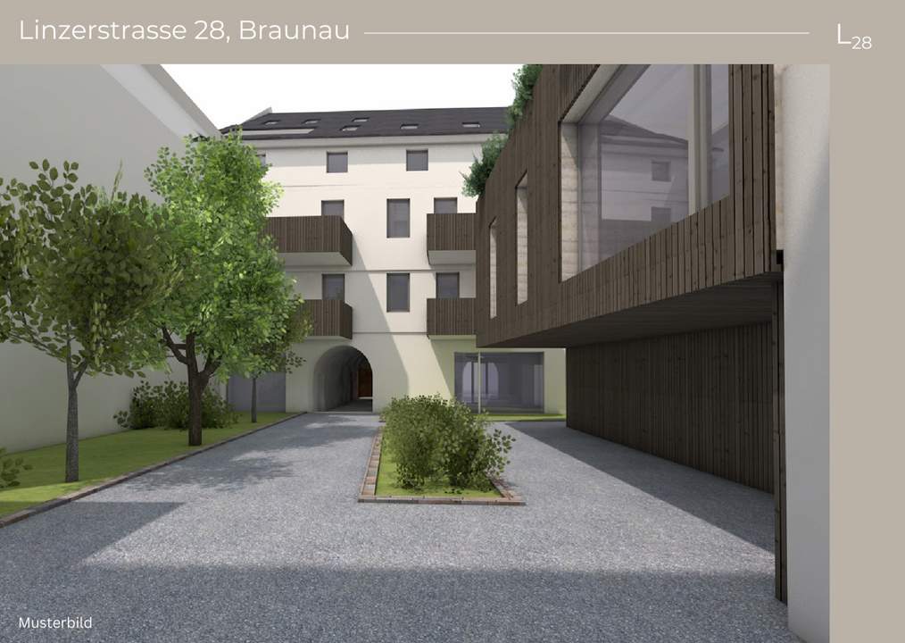 Wohnen in einer der prächtigsten Straßen der Braunauer Altstadt - Ideal für Anleger
