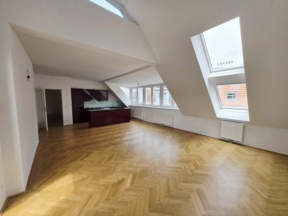 Dachterrassentraum im Alsergrund: großzügige 4-Zimmer-Wohnung & 82 m² Terrasse in der Porzellangasse