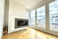 Exklusive DG Wohnung ohne Dachschrägen! Uneinsehbare Dachterrasse mit Panoramablick! Kamin vorhanden!