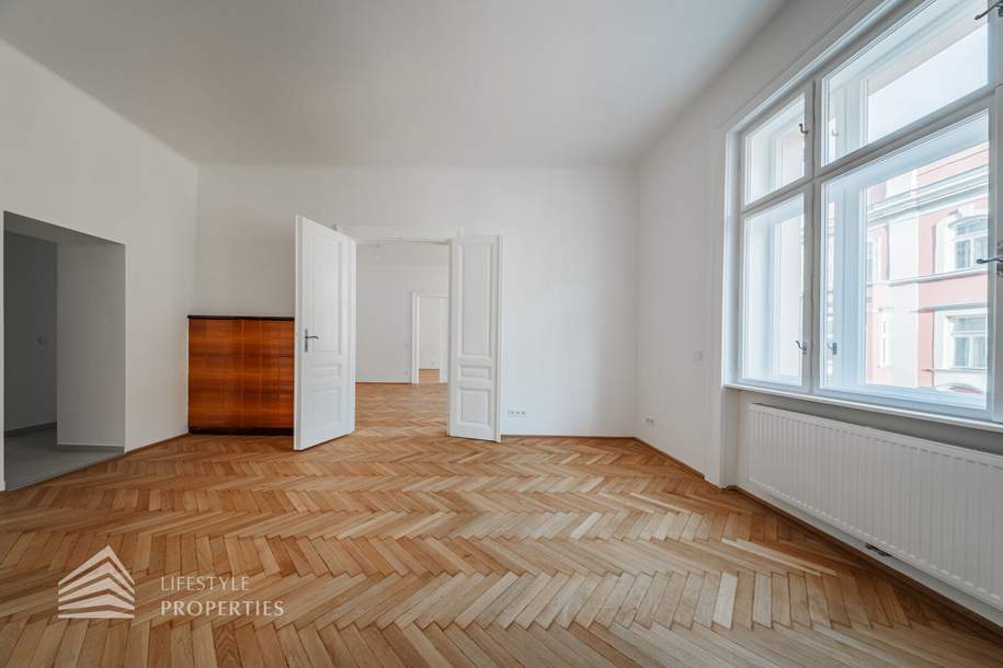 Generalsanierte 4-Zimmer Altbauwohnung Nähe Draschepark, Wohnung-miete, 2.395,31,€, 1040 Wien 4., Wieden