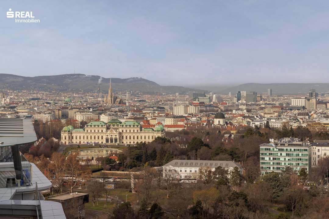 Penthouse Highlight mit Traum Rundblick beim BELVEDERE!