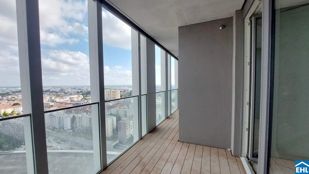 Erstbezug I TOWER HOMES bei der U1 *Rooftop-Pool inklusive*