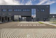 Neubau-Logistikhalle im Norden Wiens an der A22