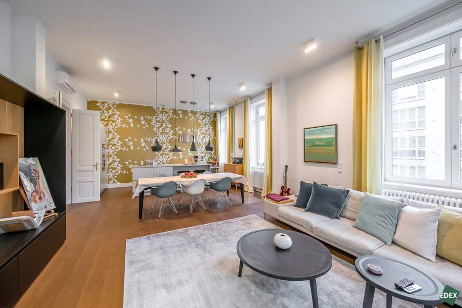 Exklusive Altbau-Residenz nahe Schloss Belvedere – Zwei Einheiten, ein Zuhause, Wohnung-kauf, 1.497.000,€, 1030 Wien 3., Landstraße