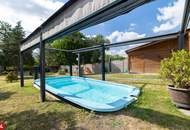 Sehr gepflegtes Wohnhaus mit Garten, Pool & Wellnessbereich in Schwechat