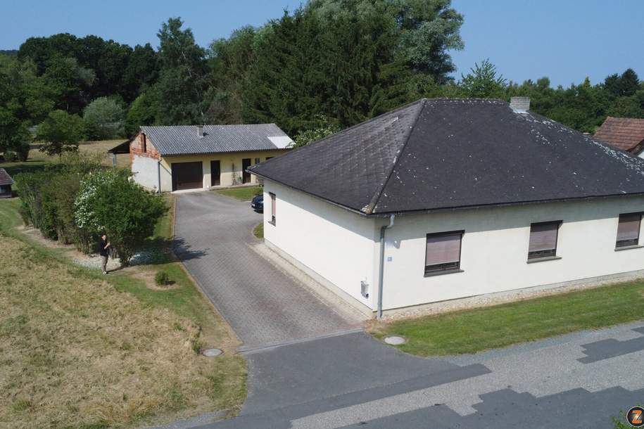 Strem: Einfamilienhaus mit Nebengebäude und Garage, Haus-kauf, 159.000,€, 7522 Güssing