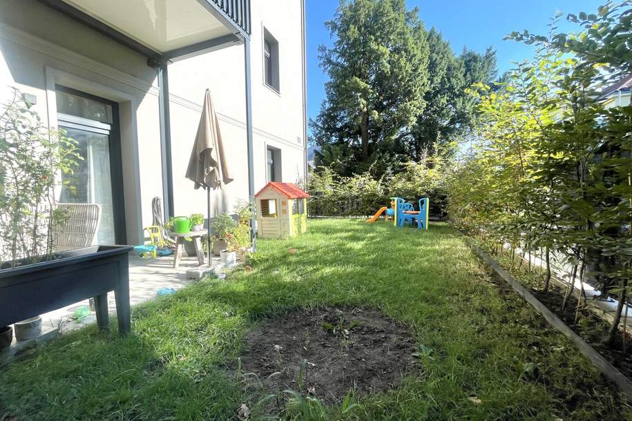 Großzügige 2-Zimmer-Wohnung mit Terrasse und Garten in Top-Lage des 19. Bezirks – Nähe Kahlenberg, Wohnung-miete, 1.376,97,€, 1190 Wien 19., Döbling