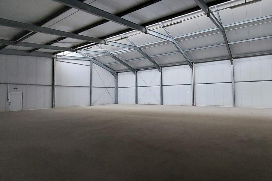 LAGERHALLE in sehr guter Lage mit 600 m² zu vermieten., Gewerbeobjekt-miete, 3.000,00,€, 7041 Eisenstadt-Umgebung