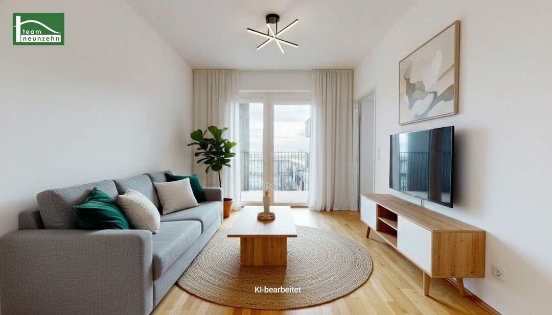 Hochwertige 2-Zimmer-Wohnung mit Balkon - Wohnen im Brauquartier Puntigam!