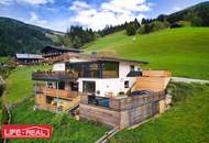 Exklusives Einfamilienhaus / Chalet in Viehhofen mit Pool, Whirlpool, Sauna und traumhaftem Bergpanorama