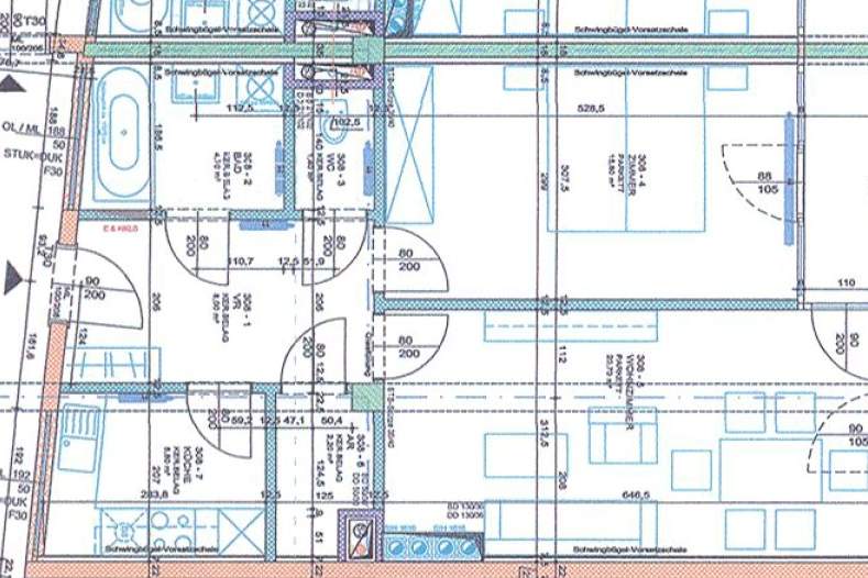 Ideale und gut aufgeteilte 2 Zimmerwohnung nahe dem Zentrum mit sonniger Loggia