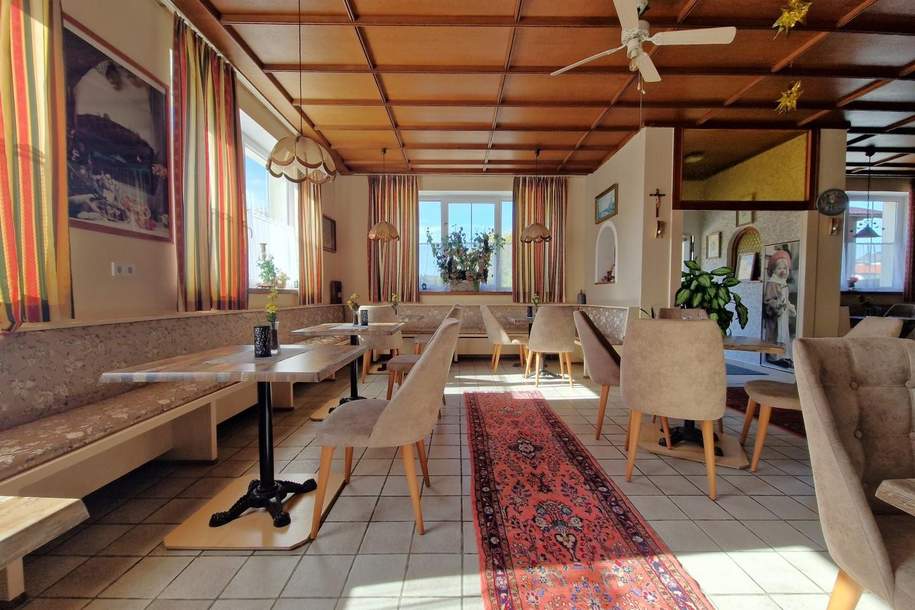 Alteingesessene Gastro mit sonnigem Gastgarten und 12 Parkplätzen in Elixhausen zu verkaufen!, Gewerbeobjekt-kauf, 5161 Salzburg-Umgebung