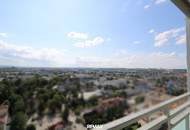 Wohnen über den Dächern von Wels | 3-Zimmer-Eigentumswohnung im 23. Obergeschoss mit zwei Loggien & traumhaftem Ausblick