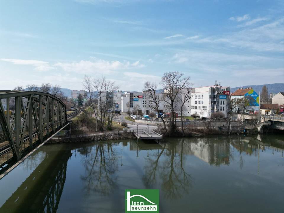 ANLEGERHIT gelangt zum Verkauf !!! Direkt an der Mur stehen derzeit schöne 1-3 Zimmer Wohnungen mit sonnigem Balkon zum Verkauf! - JETZT ZUSCHLAGEN