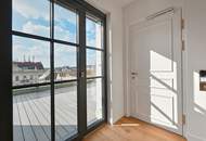 LUXUS-PENTHOUSE DIREKT AM NASCHMARKT! Grandiose Dachterrasse mit traumhaften Wienblick