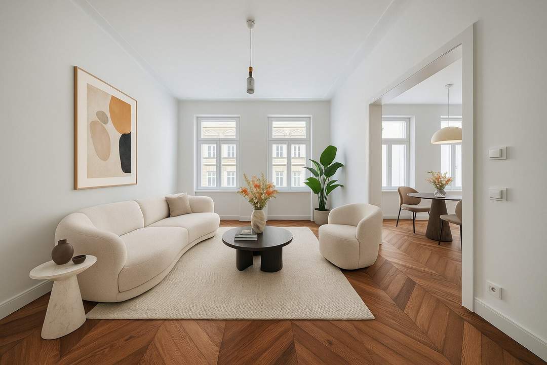 Südwestseitger 3-Zimmer-Erstbezug nächst Donaukanal und U4!