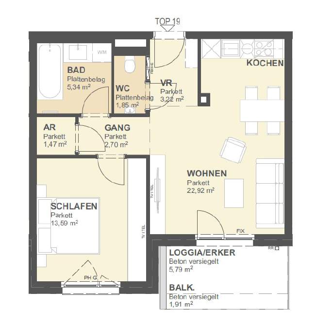 Neubau Erstbezug mit Garage