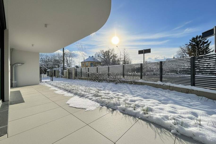 JANUARY SALE | Preisreduktion &amp; Tiefgaragen-Stellplatz geschenkt! | 47m² Südwest-Terrasse | ERSTBEZUG | viel Freiraum und einzigartige Architektur, Wohnung-kauf, 539.550,€, 1210 Wien 21., Floridsdorf