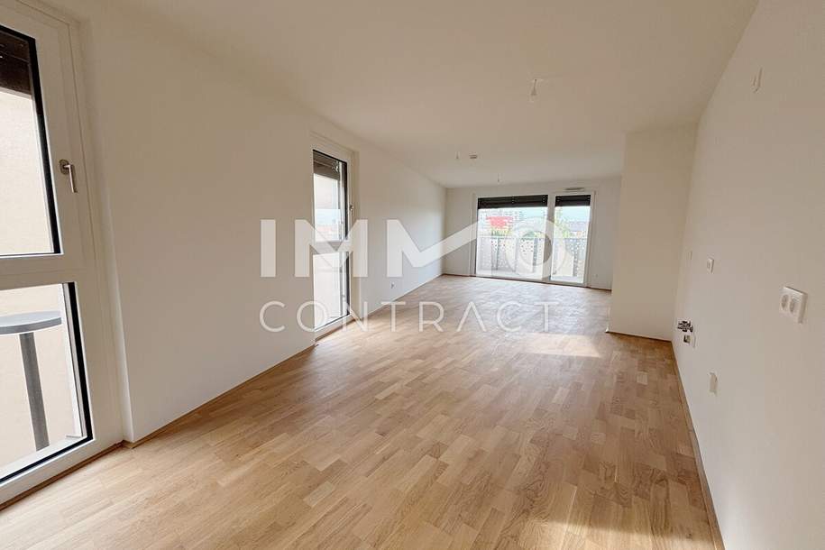 Provisionsfrei: Lichtdurchflutete 2-Zimmer Wohnung mit Blick auf Kahlenberg, Wohnung-kauf, 321.227,€, 1220 Wien 22., Donaustadt
