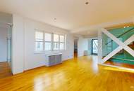 Exklusive Dachwohnung mit Stadtblick im Altbaupalais
