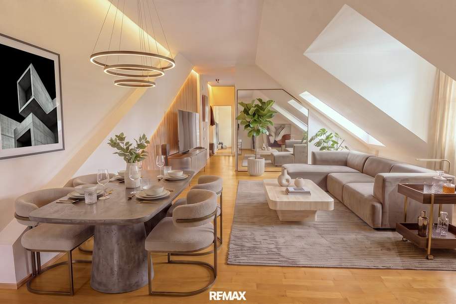 In Alt-Penzing I Ruhiges Refugium mit Wiener Charme I Stylische Dachgeschosswohnung, Wohnung-kauf, 376.000,€, 1140 Wien 14., Penzing
