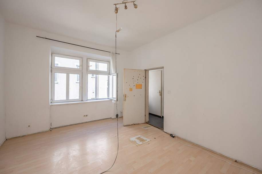 ++NEU++ Sanierungsbedürftige 1-Zimmer Altbau-Wohnung, viel Potenzial! Augartennähe!, Wohnung-kauf, 135.000,€, 1200 Wien 20., Brigittenau