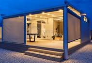 Kleines Paradies am privaten Badesee – modernes Haus mit mediterranem Garten & Traumterrasse