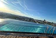 ERSTBEZUG 3 ZIMMER WOHNUNG IM "GRÜNBLICK" VIERTEL ZWEI + TRAUMTERRASSE MIT ca. 64 m² + NUTZUNG INFINITY-AUSSENPOOL, GYM &amp; SAUNA