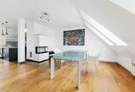 Freiraum über dem Servitenviertel: Großzügige DG-Maisonette mit herrlicher Aussicht und zusätzlichem Studio