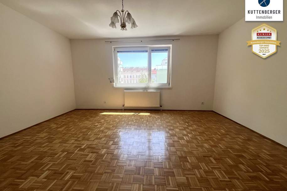 !Separat begehbare zwei Zimmer + große Küche!, Wohnung-miete, 1.070,00,€, 1140 Wien 14., Penzing