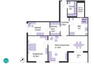 CITY CHIC LIVING mit Freiraum! Exklusive 3-Zimmer Wohnung mit Balkon im 6. Liftstock! URBAN • ELEGANT • ZENTRAL