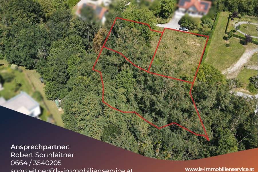 Zwei Baugrundstücke mit angrenzender Waldfläche in Hartberg – Am Brühlbach, Grund und Boden-kauf, 8230 Hartberg-Fürstenfeld