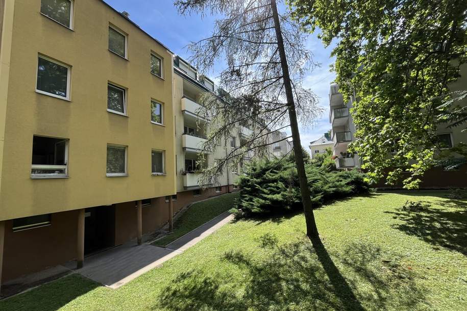 RUHELAGE + PERFEKT für ZWEI + südseitige LOGGIA + unweit U4-HÜTTELDORF!, Wohnung-miete, 898,00,€, 1130 Wien 13., Hietzing