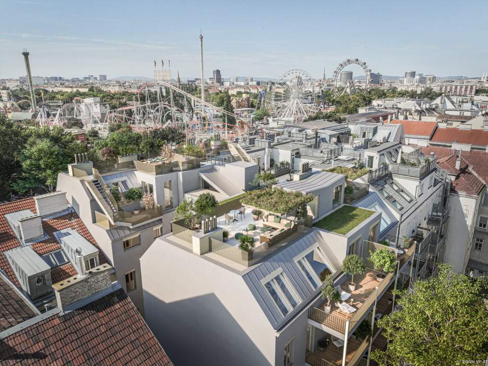 MAISON 29 - L'art de vivre | Sonnige Südwohnung im 1. Dachgeschoß mit Blick über den Prater!