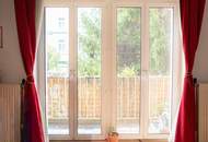 Vorgarten: Gemütliche Balkonwohnung + Idealer Grundriss + Sonniges Wohnzimmer + Teilbar auf 2-3 Zimmer