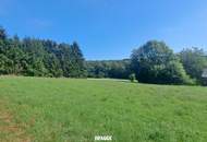Traumhaftes Baugrundstück in Weinitzen in sonniger Waldrandlage
