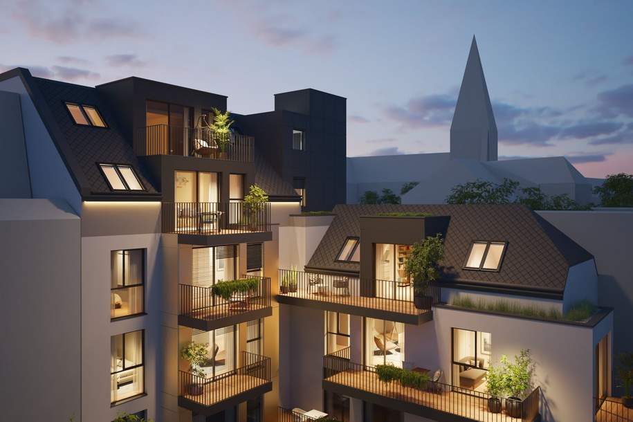 BREEZE – 5% Rendite mit Airbnb Ready Apartment - 2-Zimemer + Loggia, Wohnung-kauf, 311.000,€, 1140 Wien 14., Penzing