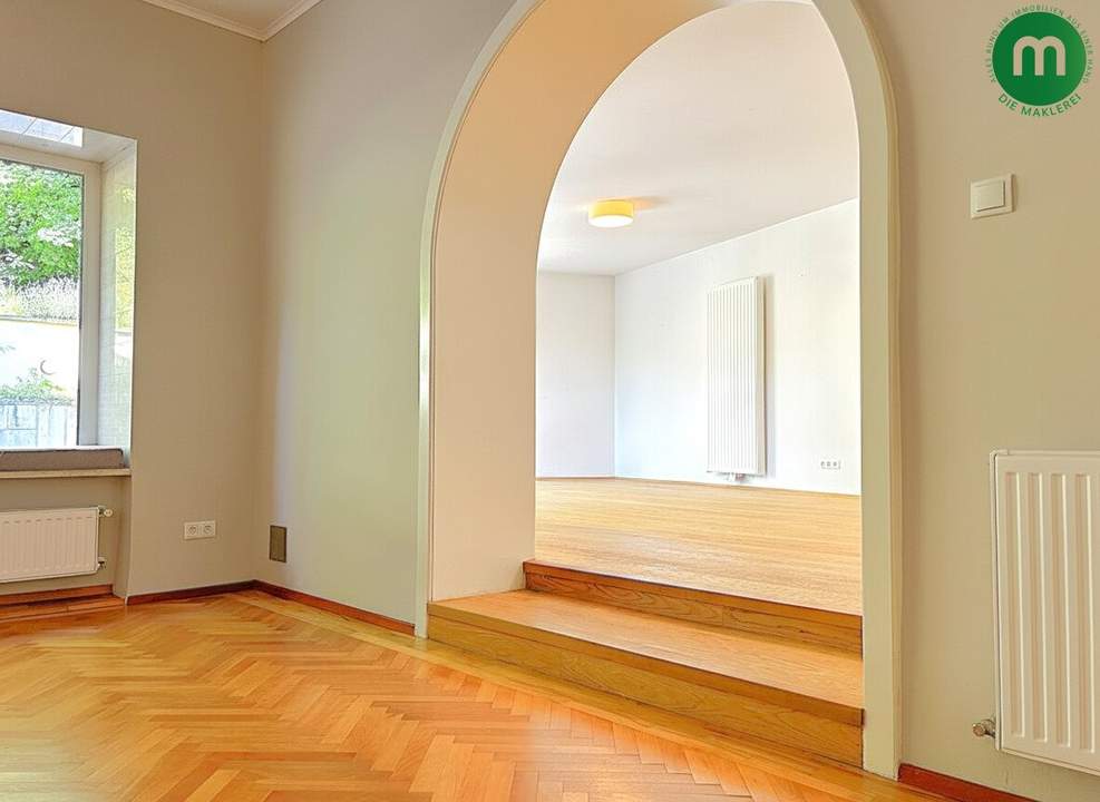 Wohnen am grünen Stadtrand - 160 m² Gartenwohnung in absoluter Ruhelage