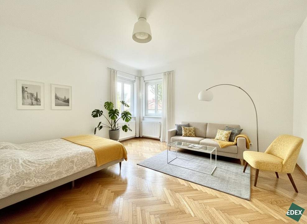Perfektes Single-Apartment mit separater Küche im Grünen in Hietzing