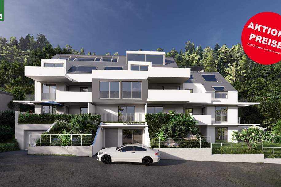 Gute Preise. 1-Zi. Wohnung im Luxuswohnbau mit Bergsauna & Weitblick. amBergblick19, Top 10k. - WOHNTRAUM, Wohnung-kauf, 278.000,€, 1190 Wien 19., Döbling