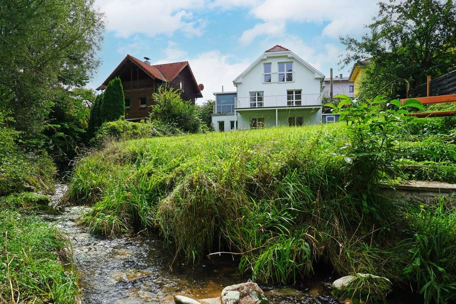 Domizil am Bach: Erstbezug nach Generalsanierung - Nur 25 Autominuten vom P+R Hütteldorf, Haus-kauf, 570.000,€, 3052 Sankt Pölten(Land)